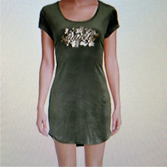 no boundaries green dress Wine Cellar Tour Cotton Green Puff Sleeve Mini Dress